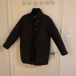 J.Crew Quilted Puffer Cocoon Coat